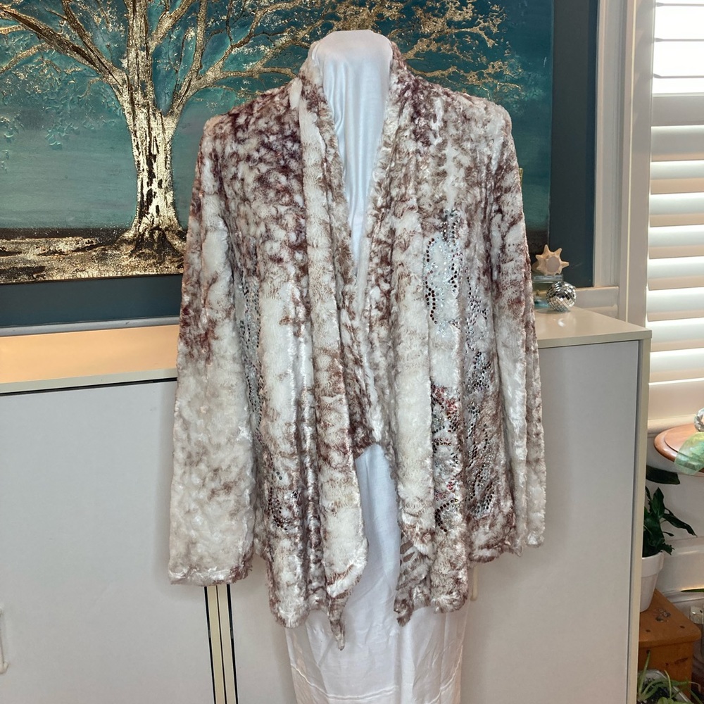 Faux fur jacket